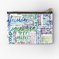 Aquello que me dio Alejandro Sanz Zipper Pouch