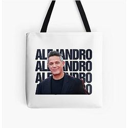 Alejandro Sanz Sticker Tote Bag