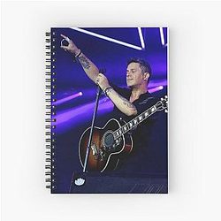 Alejandro Sanz Spiral Notebook
