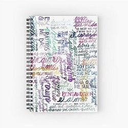 Alejandro Sanz Spiral Notebook