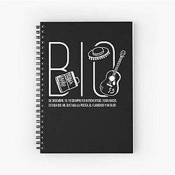 Alejandro Sanz Spiral Notebook