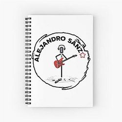 Alejandro Sanz Spiral Notebook