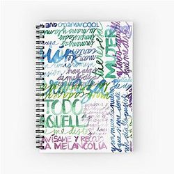 Alejandro Sanz Spiral Notebook