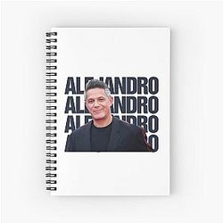 Alejandro Sanz Spiral Notebook