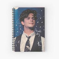 Alejandro Sanz Young Notebook
