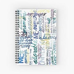 Alejandro Sanz Spiral Notebook