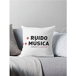 Mas Ruido Alejandro Sanz Throw Pillow