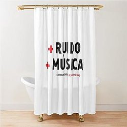 MAS RUIDO MANIA ALEJANDRO SANZ Shower Curtain