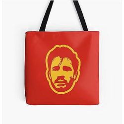 Alexandre Pantoja Red All Over Print Tote Bag