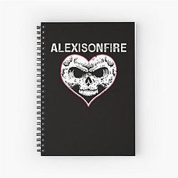 Alexisonfire Skull  Spiral Notebook