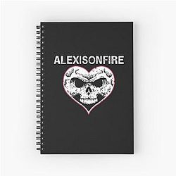 Alexisonfire Skull Classic  Essential  Spiral Notebook