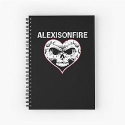 Alexisonfire skull Spiral Notebook