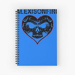 Alexisonfire skull (Black Version) Classic T-Shirt Spiral Notebook