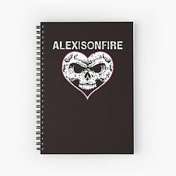Alexisonfire skull Classic T-Shirt Spiral Notebook