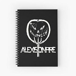 Alexisonfire Merch Pumpkin Spiral Notebook