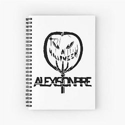 Alexisonfire Merch Pumpkin Spiral Notebook