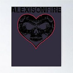 Attract Attention Most Loved Music Alexisonfire Skull Black Version Music Classic Poster