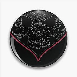 Alexisonfire skull (Black Version) Classic  Pin