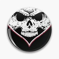 Alexisonfire skull Pin