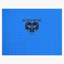Alexisonfire skull (Black Version) Classic T-Shirt Jigsaw Puzzle