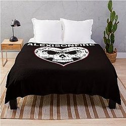 Alexisonfire skull Throw Blanket