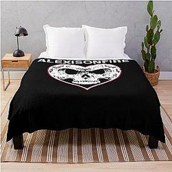 Alexisonfire skull Throw Blanket