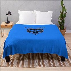Alexisonfire skull (Black Version) Classic T-Shirt Throw Blanket