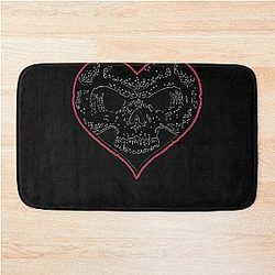 Alexisonfire skull (Black Version) Classic  Bath Mat
