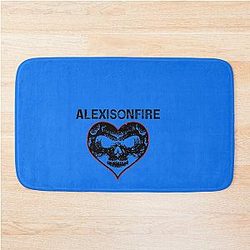 Alexisonfire skull (Black Version) Classic T-Shirt Bath Mat