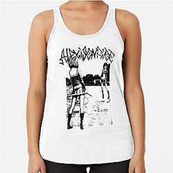 Alexisonfire Merch Anime Knife Fight Racerback Tank Top