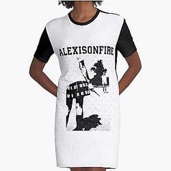 Alexisonfire Merch Knife Fight  Graphic T-Shirt Dress