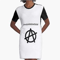 alexisonfire Graphic T-Shirt Dress