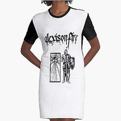 Alexisonfire Merch Knight Graphic T-Shirt Dress