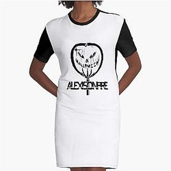 Alexisonfire Merch Pumpkin Graphic T-Shirt Dress