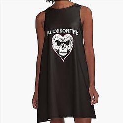 Alexisonfire skull Classic T-Shirt A-Line Dress