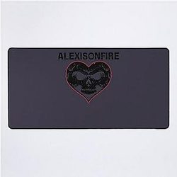 Attract Attention Most Loved Music Alexisonfire Skull Black Version Music Classic Desk Mat