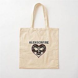 Alexisonfire skull Sticker Cotton Tote Bag