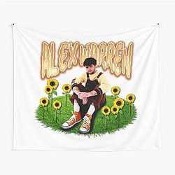 Sunflower on Grass Tapestry