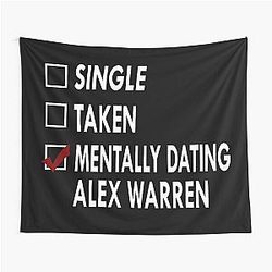 Mentally Dating Alex Warren Tapestry