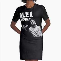Vintage Alex Warren Graphic T-Shirt Dress