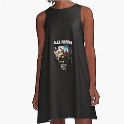 Alex Warren Bold Text A-Line Dress
