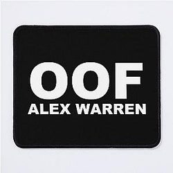 Alex Warren Logo Mouse Pad
