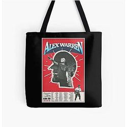Vintage Perform Alex Warren All Over Print Tote Bag
