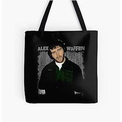 Vintage Style Alex Warren Over Print Tote Bag