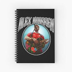 Grunge Style Spiral Notebook
