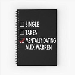 Mentally dating Alex Warren Notebook