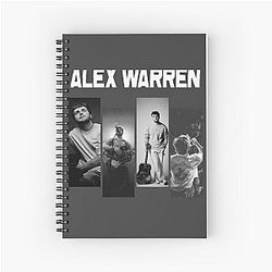 Alex Warren Album Cover Notebook