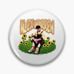 Sunflower on Grass Alex Warren Pin