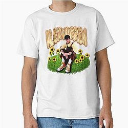 Sunflower On Grass Alex Warren Classic T-Shirt -> Sunflower on grass by Alex Warren