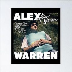 Alex Warren Inspired Designs Poster